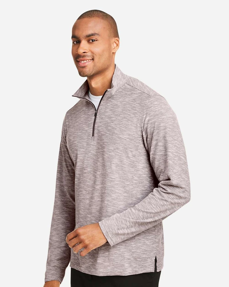 Pull à fermeture éclair quart de tour Jacquard Eclipse pour homme