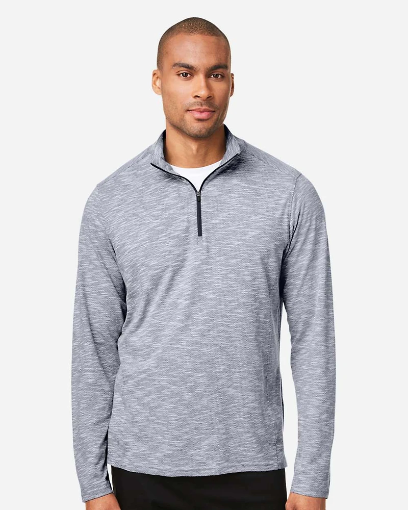 Men's Eclipse Jacquard Quarter-Zip Pullover | T-Shirt Time