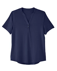 Women's JAQ Snap-Up Stretch Performance Polo | T-Shirt Time