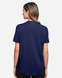 Women's JAQ Snap-Up Stretch Performance Polo | T-Shirt Time