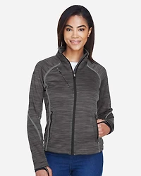 Women's Flux Mélange Bonded Fleece Jacket | T-Shirt Time