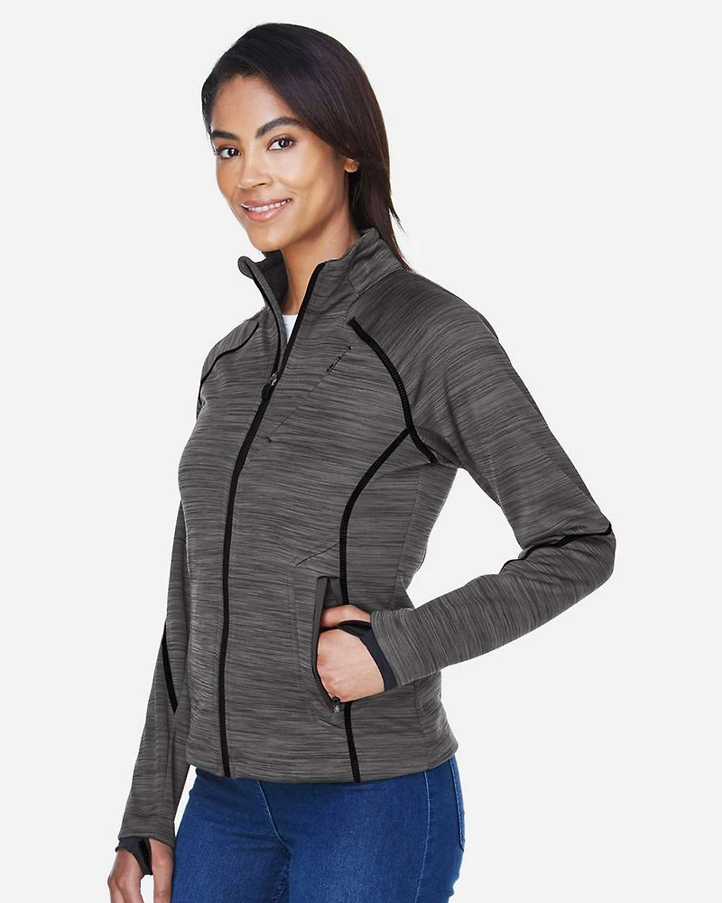 Women's Flux Mélange Bonded Fleece Jacket | T-Shirt Time