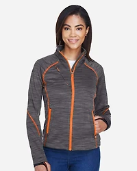 Women's Flux Mélange Bonded Fleece Jacket | T-Shirt Time