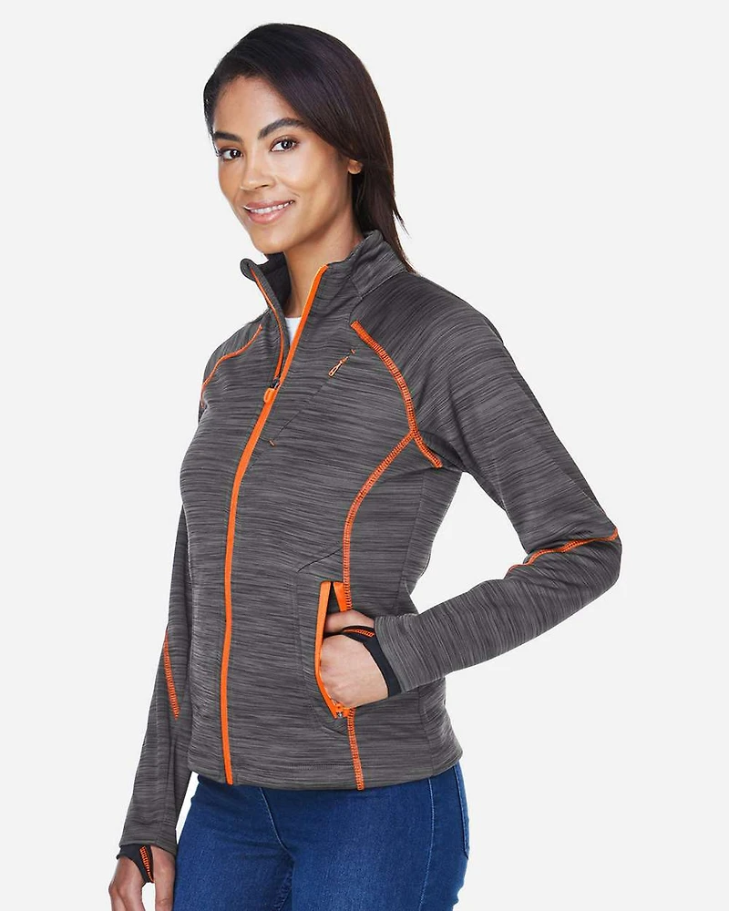 Women's Flux Mélange Bonded Fleece Jacket | T-Shirt Time