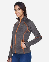 Women's Flux Mélange Bonded Fleece Jacket | T-Shirt Time