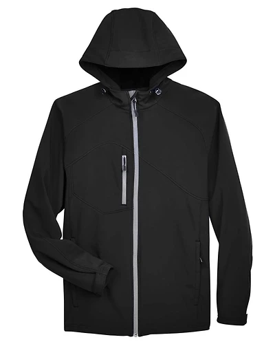 Men's Prospect Two-Layer Fleece Bonded Soft Shell Hooded Jacket | T-Shirt Time