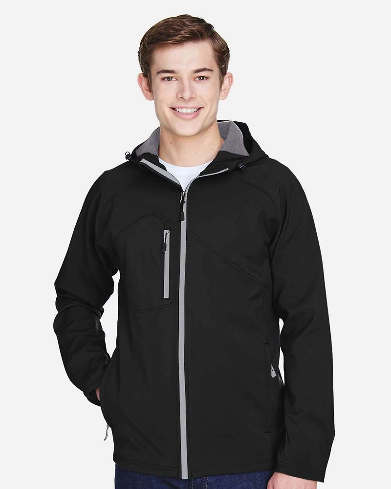 Men's Prospect Two-Layer Fleece Bonded Soft Shell Hooded Jacket | T-Shirt Time