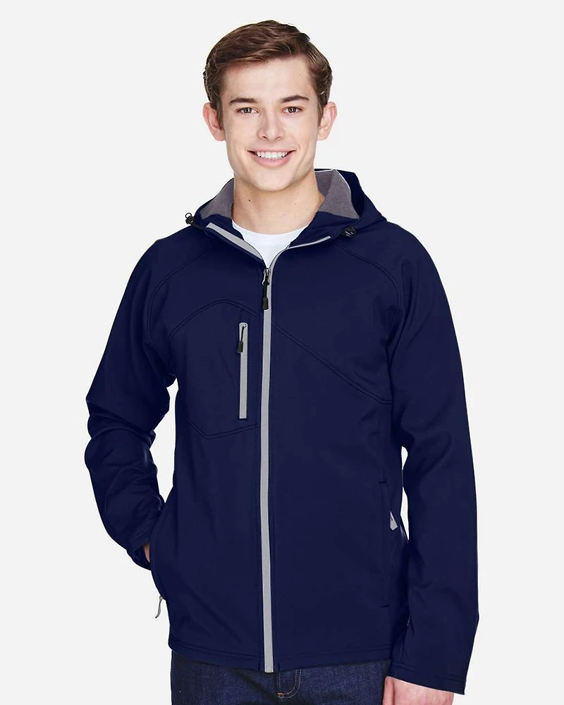 Men's Prospect Two-Layer Fleece Bonded Soft Shell Hooded Jacket | T-Shirt Time