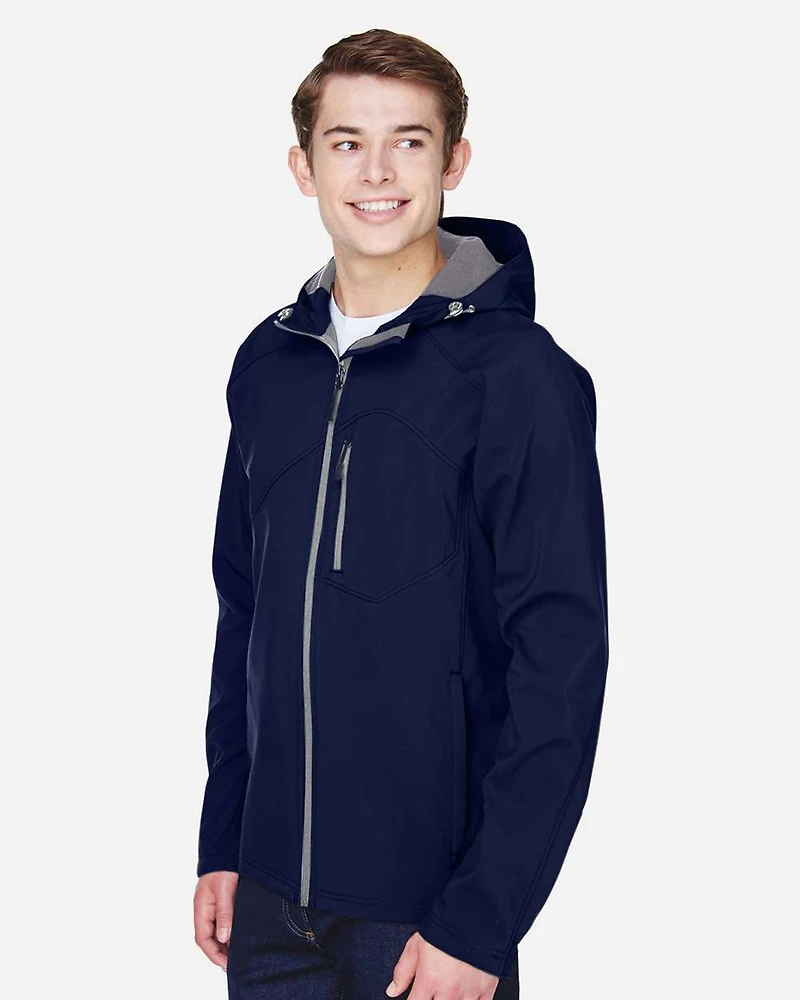 Men's Prospect Two-Layer Fleece Bonded Soft Shell Hooded Jacket | T-Shirt Time