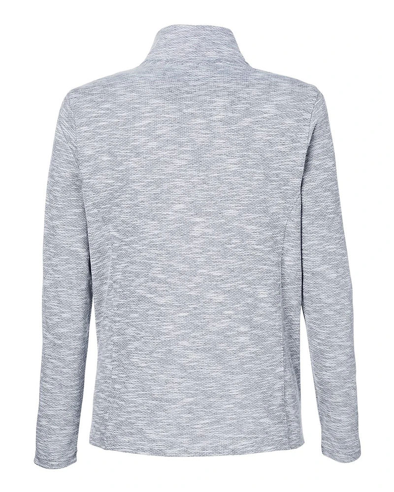 Women's Eclipse Jacquard Quarter-Zip Pullover | T-Shirt Time