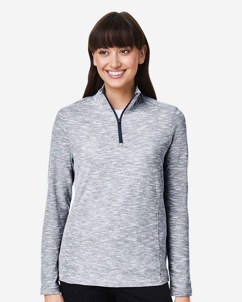 Women's Eclipse Jacquard Quarter-Zip Pullover | T-Shirt Time