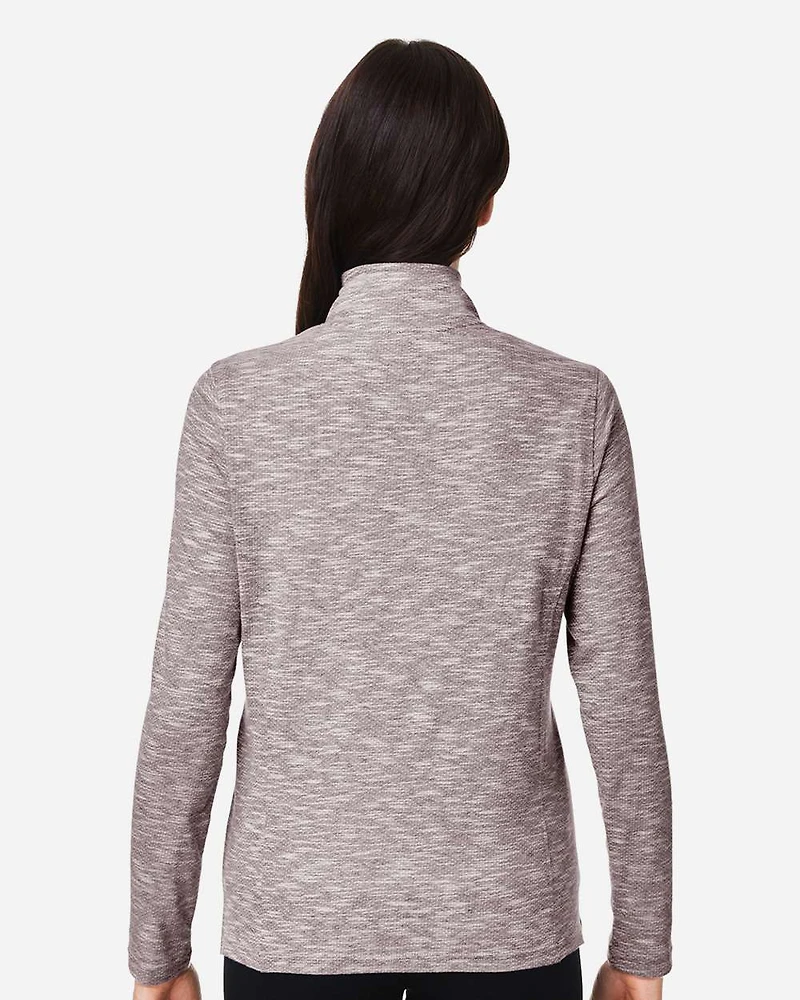 Pull à fermeture éclair quart de tour Jacquard Eclipse pour femmes