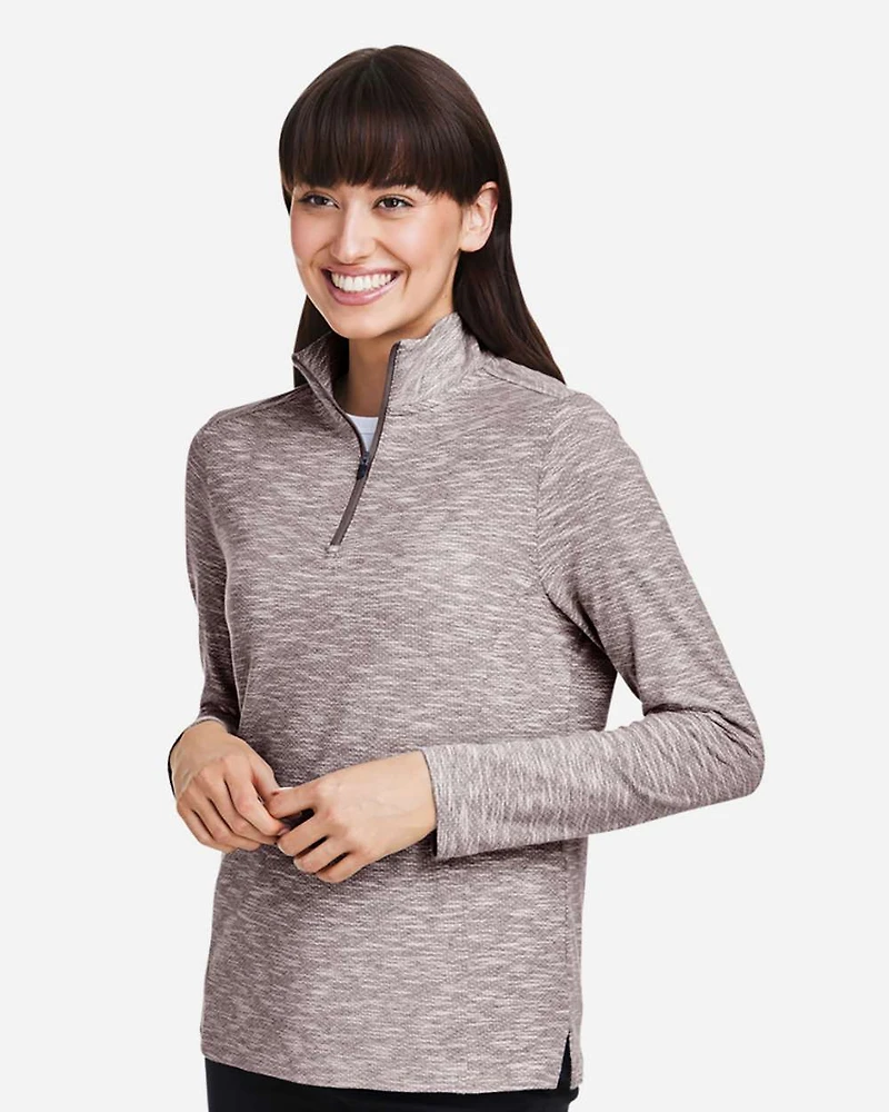 Pull à fermeture éclair quart de tour Jacquard Eclipse pour femmes