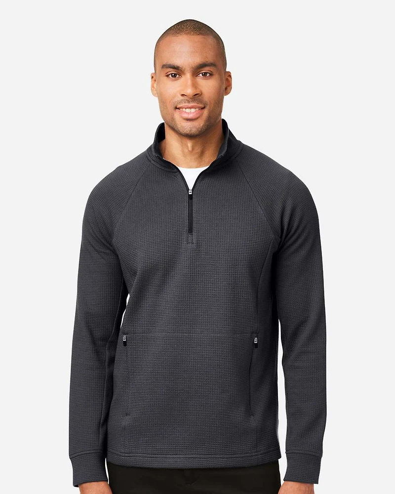 Pull à fermeture éclair quart de tour Rhythm Waffle pour homme