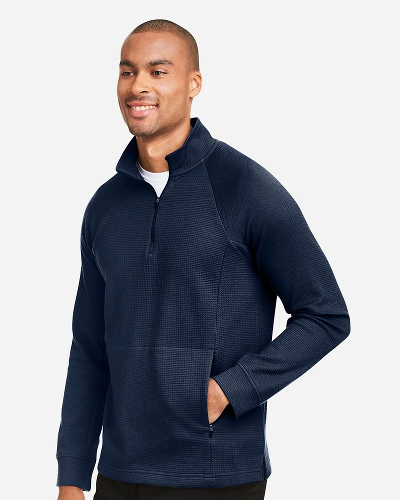 Men's Rhythm Waffle Quarter-Zip Pullover | T-Shirt Time