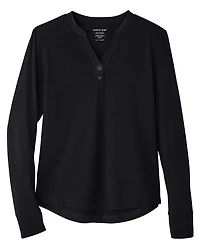 Women's JAQ Stretch Performance V-Neck Snap Pullover | T-Shirt Time