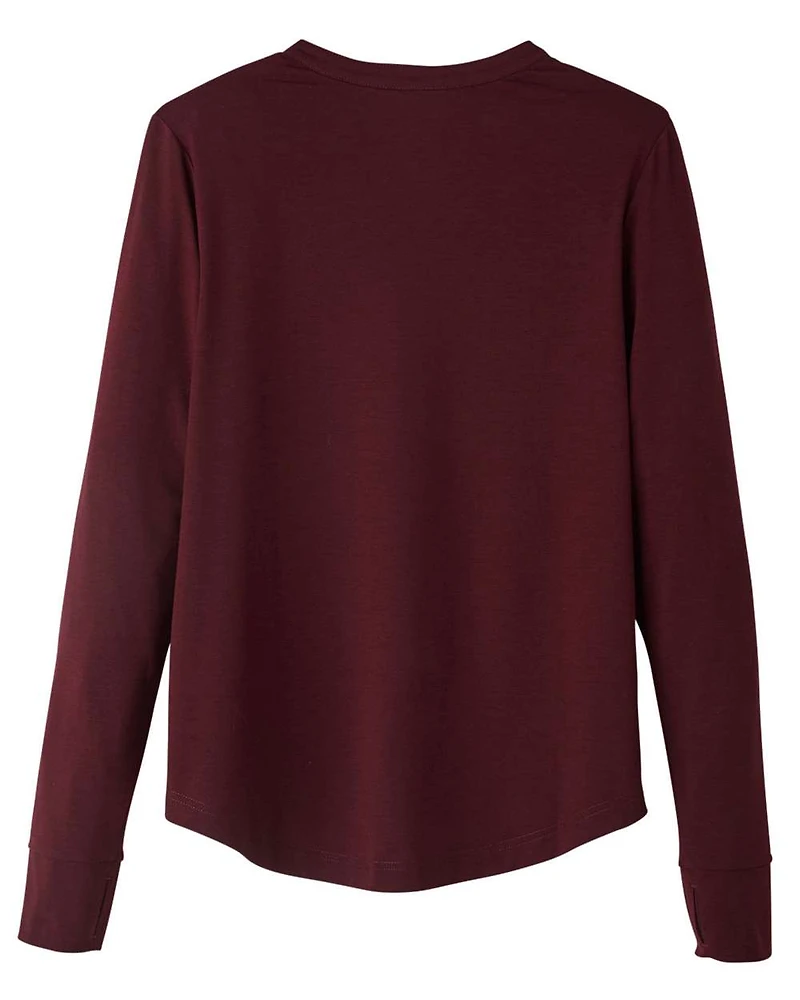 Pull à col en V et boutons-pression pour femmes JAQ Stretch Performance | T-Shirt Time