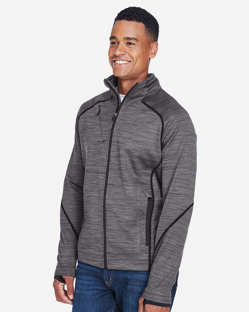 Men's Flux Mélange Bonded Fleece Jacket | T-Shirt Time