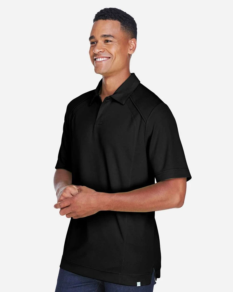 Men's Recycled Polyester Performance Pique Polo | T-Shirt Time