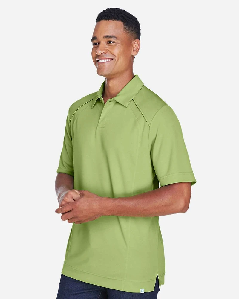 Men's Recycled Polyester Performance Pique Polo | T-Shirt Time