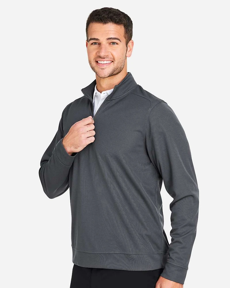 Pull piqué Tech Express pour homme à fermeture éclair quart de tour | T-Shirt Time