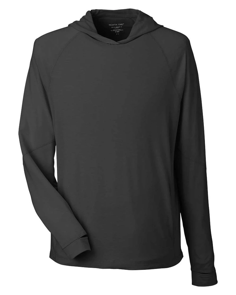Unisex JAQ Stretch Performance Hooded Long Sleeve T-Shirt | Time