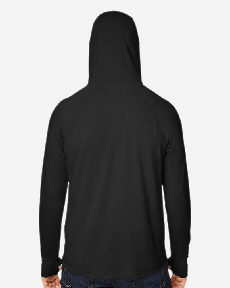 Unisex JAQ Stretch Performance Hooded Long Sleeve T-Shirt | Time