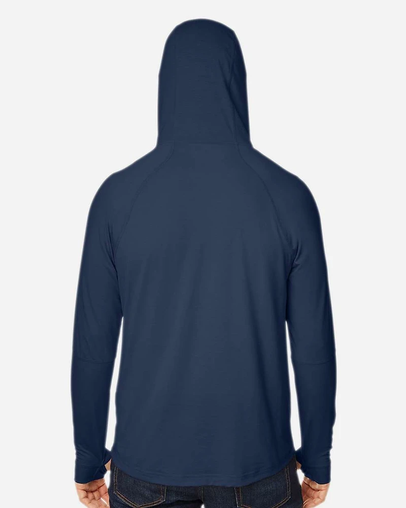 Unisex JAQ Stretch Performance Hooded Long Sleeve T-Shirt | Time