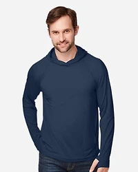 Unisex JAQ Stretch Performance Hooded Long Sleeve T-Shirt | Time