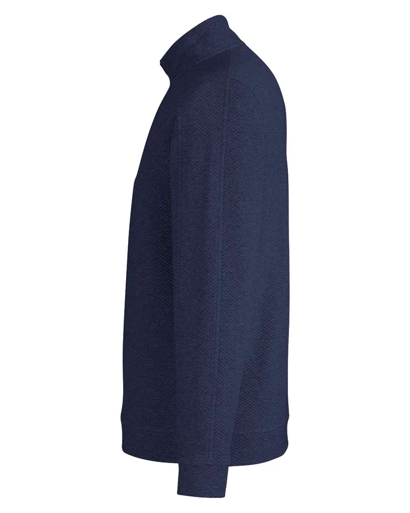 Pull à Fermeture Éclair Quart de Tour Texturé pour Homme