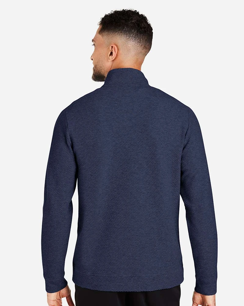 Pull à Fermeture Éclair Quart de Tour Texturé pour Homme