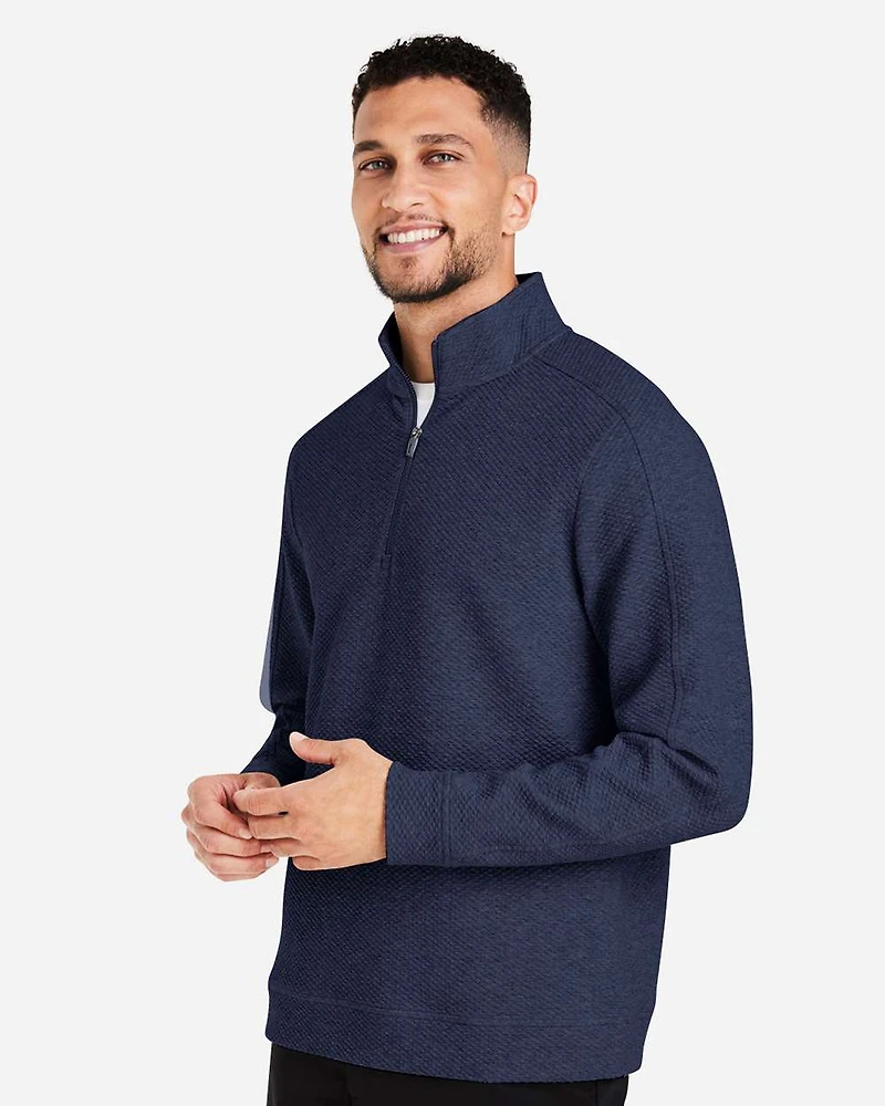 Pull à Fermeture Éclair Quart de Tour Texturé pour Homme