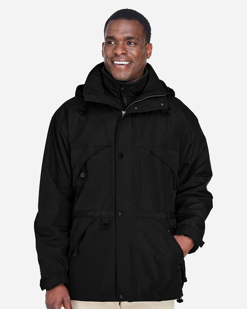 Men's 3-in-1 Parka with Dobby Trim | T-Shirt Time