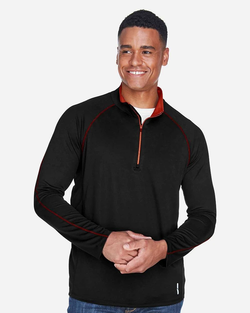 Pull à fermeture éclair quart de tour Performance Radar pour homme | T-Shirt Time