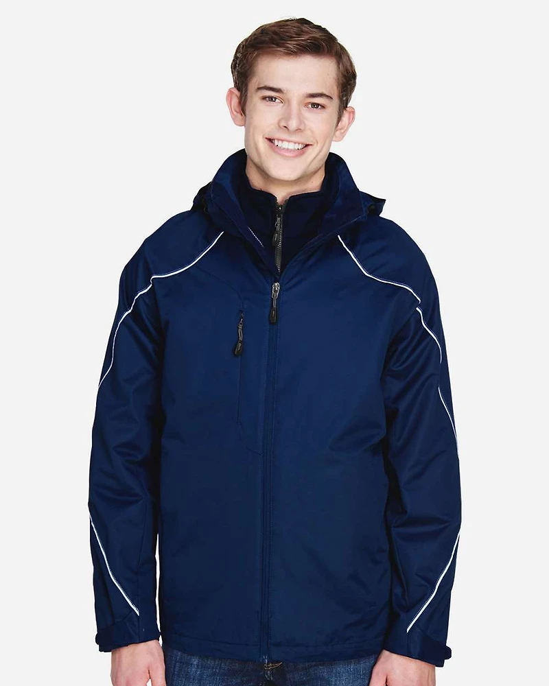 Blouson 3-en-1 Angle pour Homme avec Doublure en Polaire Liée