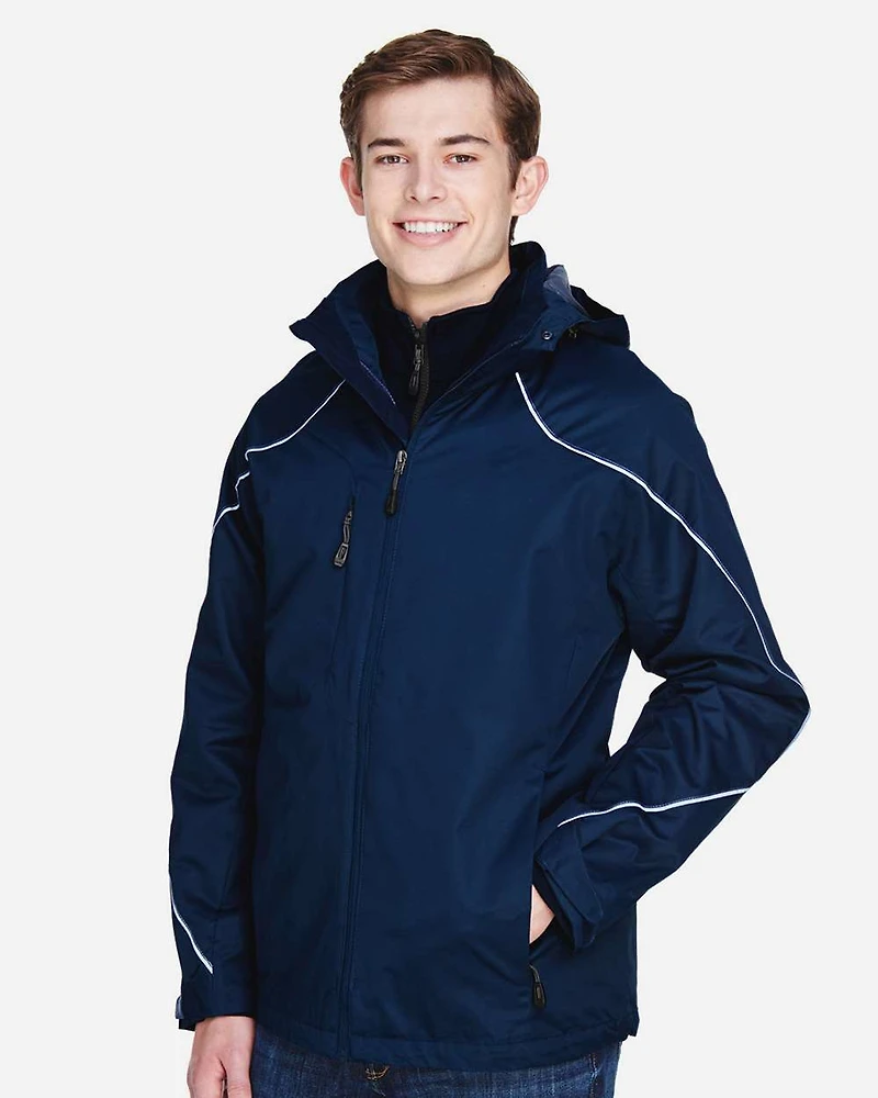 Blouson 3-en-1 Angle pour Homme avec Doublure en Polaire Liée