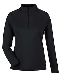 Women's Express Tech Performance Pique Quarter-Zip Pullover | T-Shirt Time