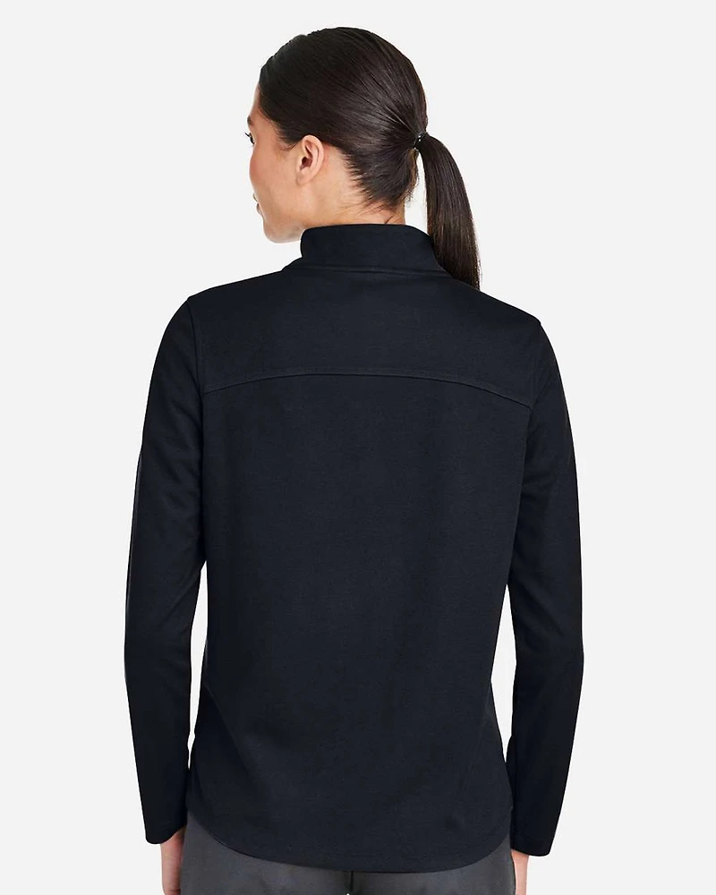 Women's Express Tech Performance Pique Quarter-Zip Pullover | T-Shirt Time