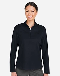 Women's Express Tech Performance Pique Quarter-Zip Pullover | T-Shirt Time