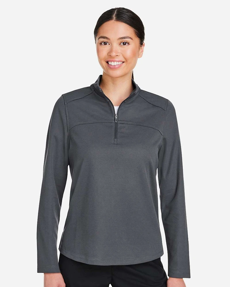 Polo à fermeture éclair quart de tour Tech Performance Pique pour femmes | T-Shirt Time