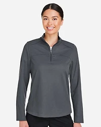Polo à fermeture éclair quart de tour Tech Performance Pique pour femmes | T-Shirt Time