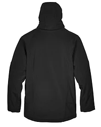 Men's Glacier Insulated Three-Layer Fleece Soft Shell Hood Jacket with Detachable | T-Shirt Time