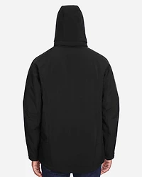 Men's Glacier Insulated Three-Layer Fleece Soft Shell Hood Jacket with Detachable | T-Shirt Time