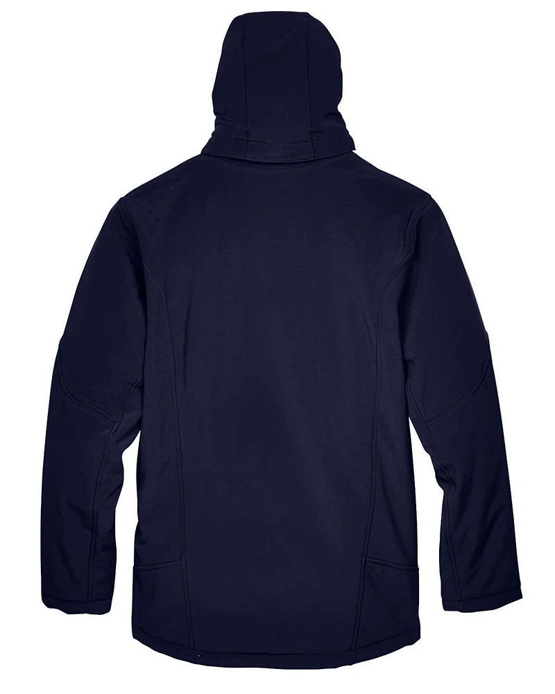 Men's Glacier Insulated Three-Layer Fleece Soft Shell Hood Jacket with Detachable | T-Shirt Time