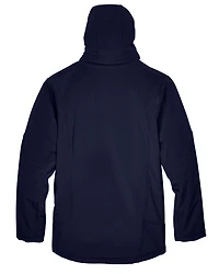 Men's Glacier Insulated Three-Layer Fleece Soft Shell Hood Jacket with Detachable | T-Shirt Time