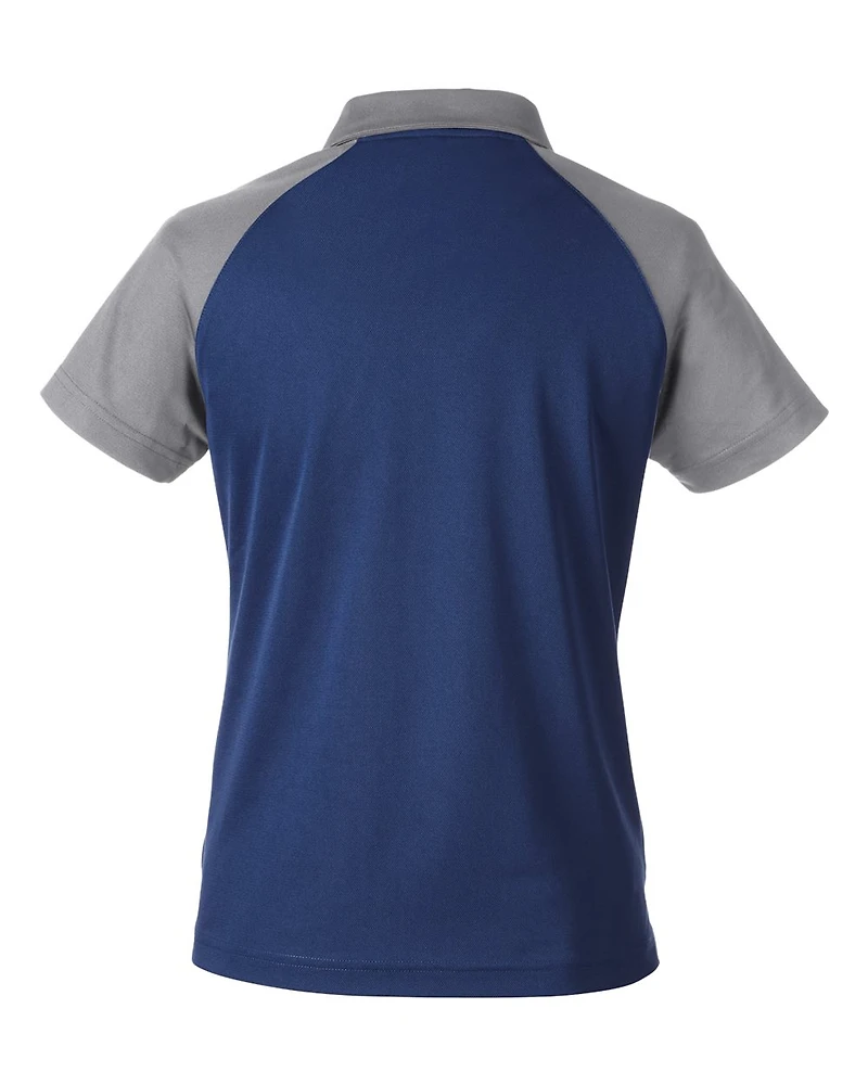 Polo Colorblock de Protection contre les accrocs pour femmes