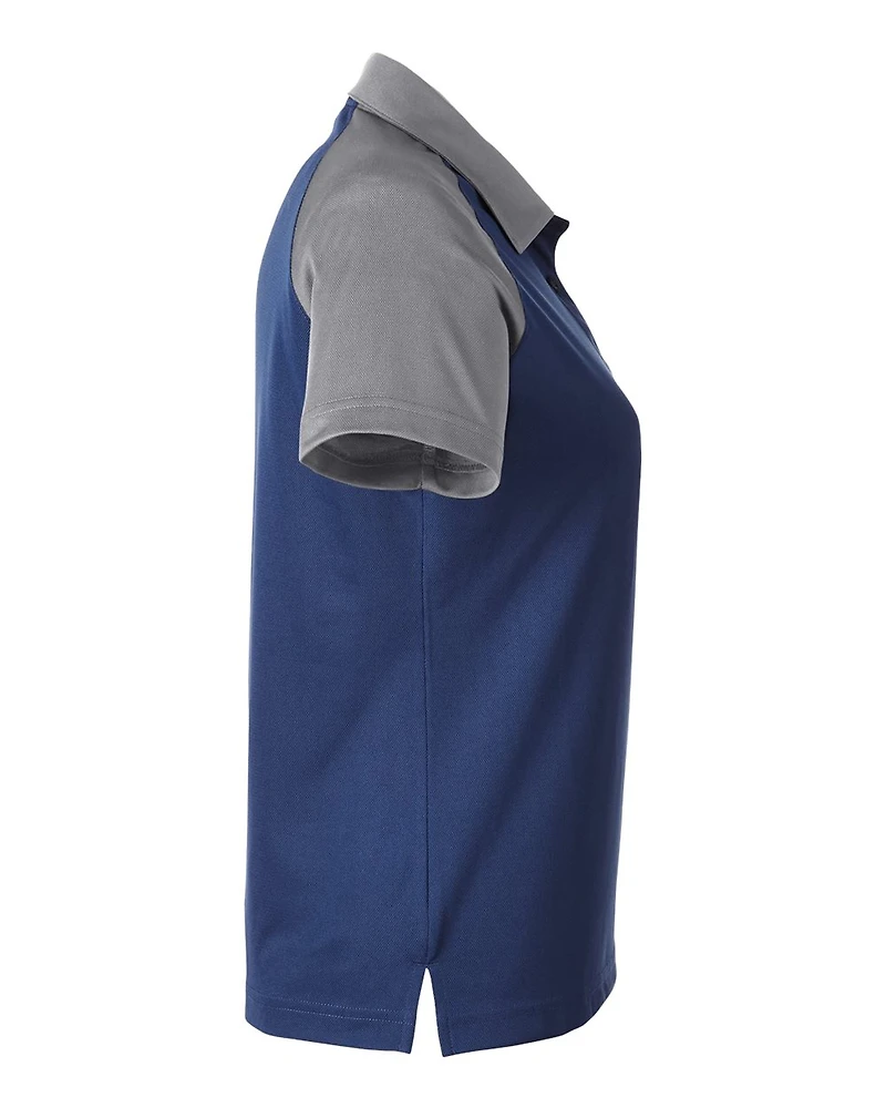 Polo Colorblock de Protection contre les accrocs pour femmes