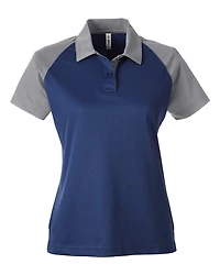 Polo Colorblock de Protection contre les accrocs pour femmes