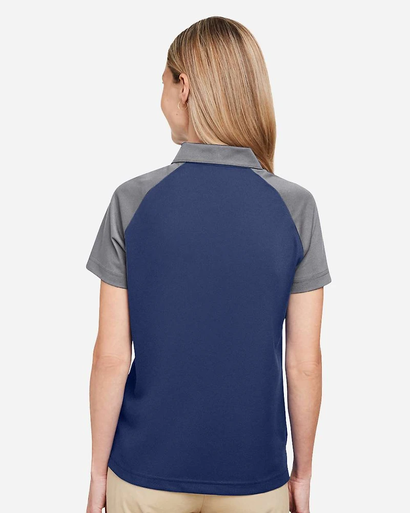 Polo Colorblock de Protection contre les accrocs pour femmes
