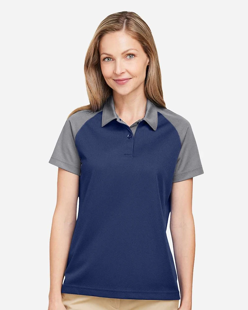 Polo Colorblock de Protection contre les accrocs pour femmes
